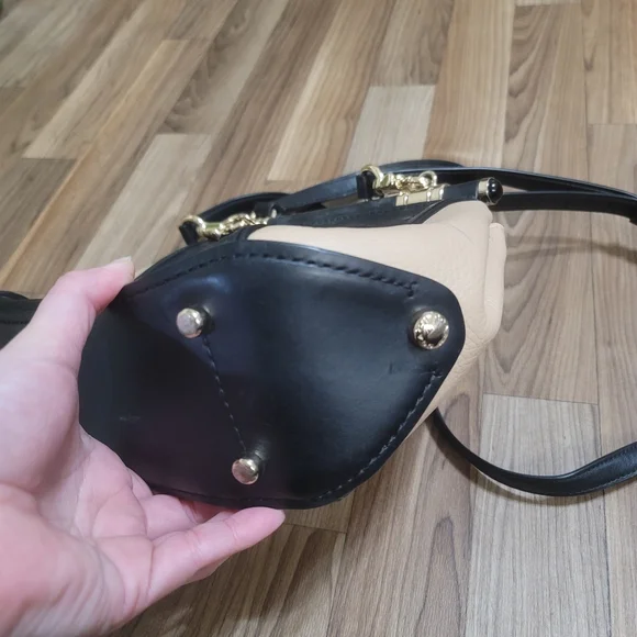 Coach Drifter Carryall In Colorblock Exotic Embossed Leather Black Animal Print - Picture 9 of 9